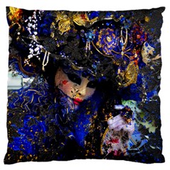 Mask Carnaval Woman Art Abstract Standard Flano Cushion Case (one Side) by Nexatart