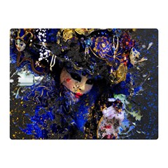 Mask Carnaval Woman Art Abstract Double Sided Flano Blanket (mini)  by Nexatart