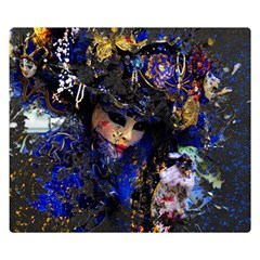 Mask Carnaval Woman Art Abstract Double Sided Flano Blanket (small)  by Nexatart