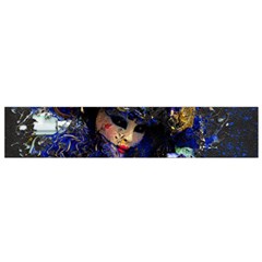 Mask Carnaval Woman Art Abstract Small Flano Scarf by Nexatart