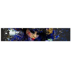 Mask Carnaval Woman Art Abstract Large Flano Scarf 