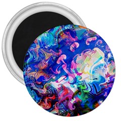 Background Art Abstract Watercolor 3  Magnets by Nexatart