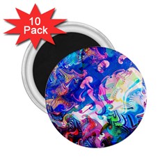 Background Art Abstract Watercolor 2 25  Magnets (10 Pack)  by Nexatart