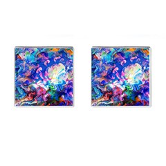 Background Art Abstract Watercolor Cufflinks (square) by Nexatart