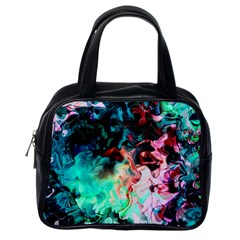 Background Art Abstract Watercolor Classic Handbags (one Side) by Nexatart