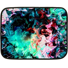 Background Art Abstract Watercolor Double Sided Fleece Blanket (mini)  by Nexatart