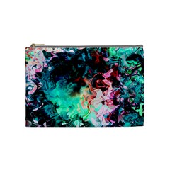 Background Art Abstract Watercolor Cosmetic Bag (medium)  by Nexatart