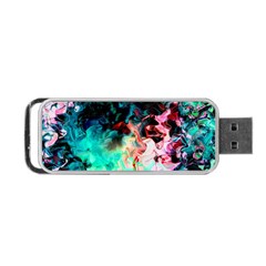 Background Art Abstract Watercolor Portable Usb Flash (two Sides) by Nexatart