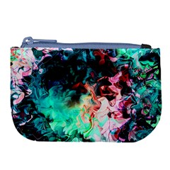 Background Art Abstract Watercolor Large Coin Purse by Nexatart