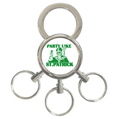  St  Patricks Day  3-ring Key Chains by Valentinaart