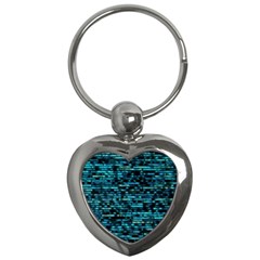 Wall Metal Steel Reflexions Key Chains (heart)  by Nexatart