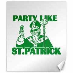  St  Patricks Day  Canvas 8  X 10  by Valentinaart