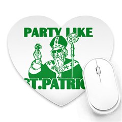  St  Patricks Day  Heart Mousepads by Valentinaart