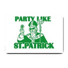  St  Patricks Day  Small Doormat  by Valentinaart