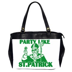  St  Patricks Day  Office Handbags (2 Sides)  by Valentinaart