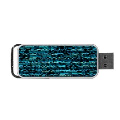 Wall Metal Steel Reflexions Portable Usb Flash (two Sides) by Nexatart