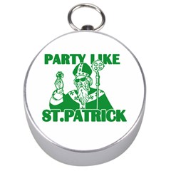  St  Patricks Day  Silver Compasses by Valentinaart