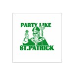  St. Patricks day  Satin Bandana Scarf Front