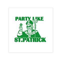  St  Patricks Day  Small Satin Scarf (square) by Valentinaart