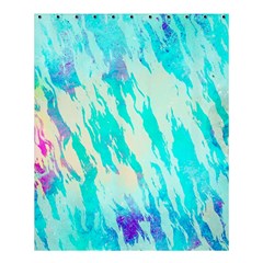 Blue Background Art Abstract Watercolor Shower Curtain 60  X 72  (medium) 