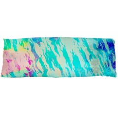 Blue Background Art Abstract Watercolor Body Pillow Case Dakimakura (two Sides) by Nexatart