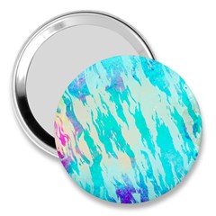 Blue Background Art Abstract Watercolor 3  Handbag Mirrors by Nexatart