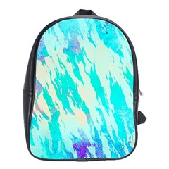 Blue Background Art Abstract Watercolor School Bag (xl) by Nexatart