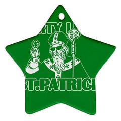  St  Patricks Day  Ornament (star) by Valentinaart