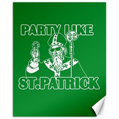  St  Patricks Day  Canvas 11  X 14   by Valentinaart