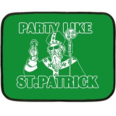  St  Patricks Day  Fleece Blanket (mini) by Valentinaart