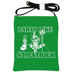  St  Patricks Day  Shoulder Sling Bags by Valentinaart