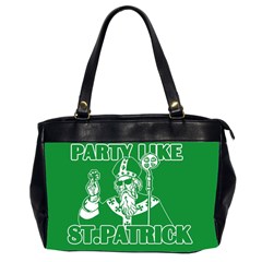  St  Patricks Day  Office Handbags (2 Sides)  by Valentinaart