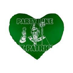  St  Patricks Day  Standard 16  Premium Heart Shape Cushions