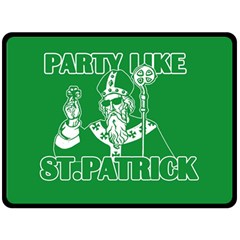  St  Patricks Day  Double Sided Fleece Blanket (large)  by Valentinaart