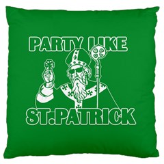  St  Patricks Day  Large Flano Cushion Case (two Sides) by Valentinaart