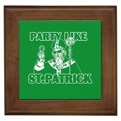  St  Patricks Day  Framed Tiles by Valentinaart