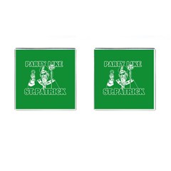  St  Patricks Day  Cufflinks (square) by Valentinaart