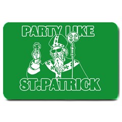  St  Patricks Day  Large Doormat  by Valentinaart