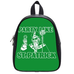  St  Patricks Day  School Bag (small) by Valentinaart