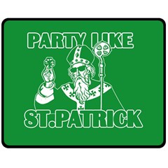  St  Patricks Day  Fleece Blanket (medium)  by Valentinaart