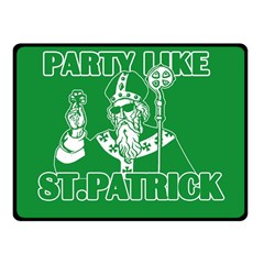  St  Patricks Day  Fleece Blanket (small) by Valentinaart