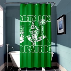  St  Patricks Day  Shower Curtain 36  X 72  (stall)  by Valentinaart