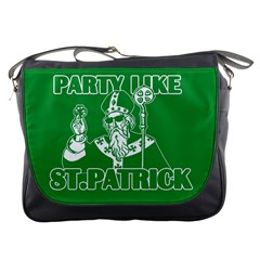  St  Patricks Day  Messenger Bags by Valentinaart