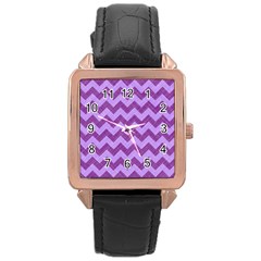 Background Fabric Violet Rose Gold Leather Watch  by Nexatart