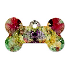 Background Art Abstract Watercolor Dog Tag Bone (two Sides) by Nexatart