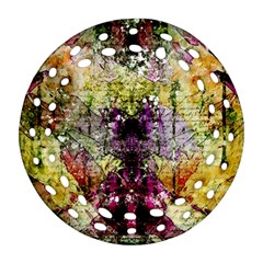 Background Art Abstract Watercolor Round Filigree Ornament (two Sides) by Nexatart