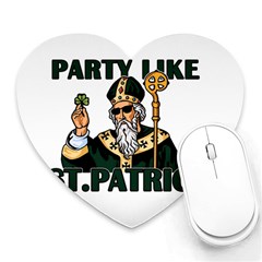  St  Patricks Day  Heart Mousepads by Valentinaart