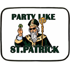  St  Patricks Day  Fleece Blanket (mini) by Valentinaart