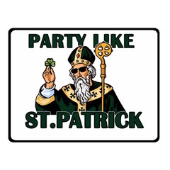  St  Patricks Day  Fleece Blanket (small) by Valentinaart