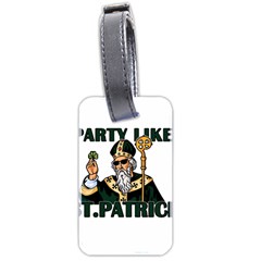  St  Patricks Day  Luggage Tags (two Sides)